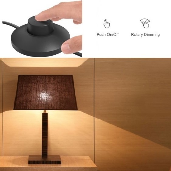 Round cord dimmer Smart Lamp Cord Dimmer